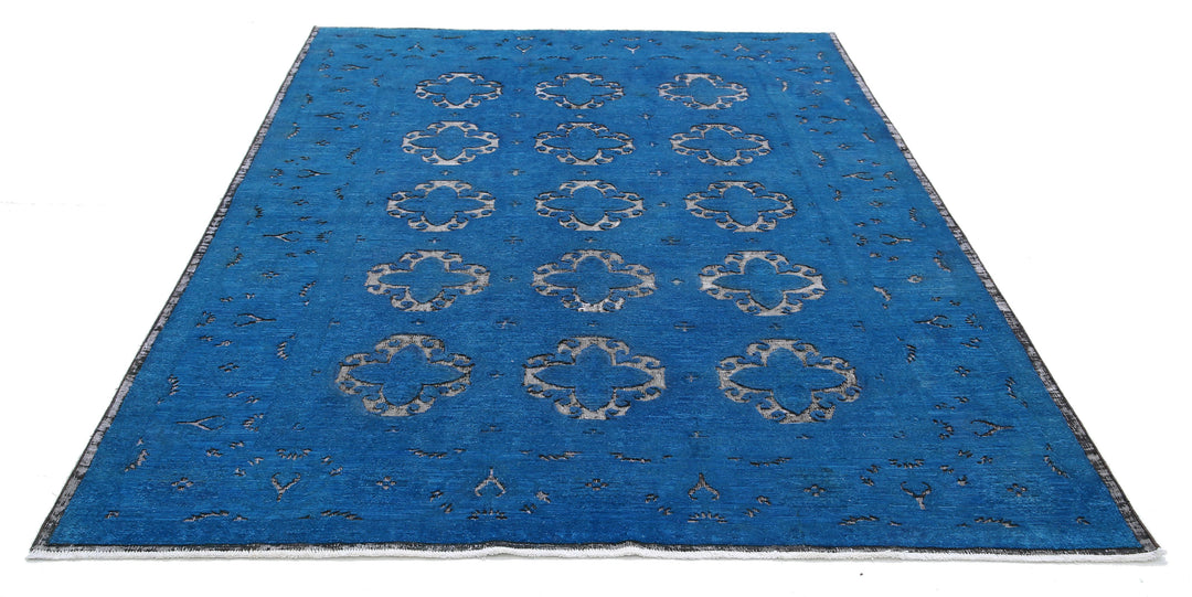 Hand Knotted Onyx Wool Rug 6' 5" x 8' 1" - No. AT47741