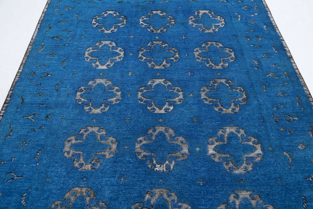 Hand Knotted Onyx Wool Rug 6' 5" x 8' 1" - No. AT47741