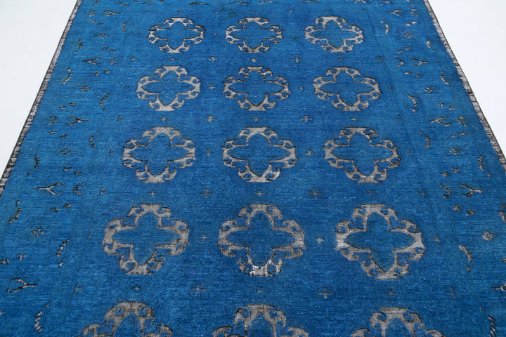 Hand Knotted Onyx Wool Rug 6' 5" x 8' 1" - No. AT47741