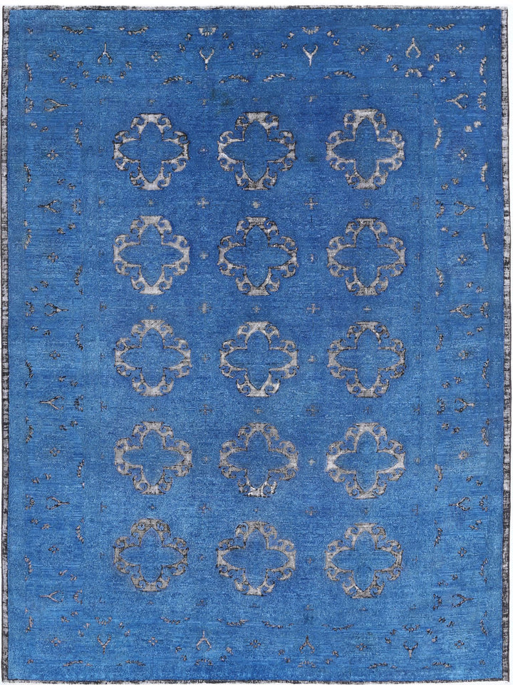 Hand Knotted Onyx Wool Rug 6' 5" x 8' 1" - No. AT47741