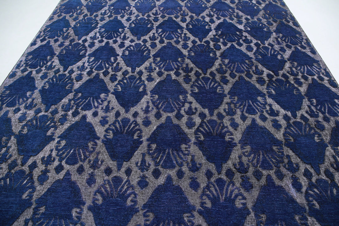 Hand Knotted Onyx Wool Rug 8' 11" x 11' 5" - No. AT15742