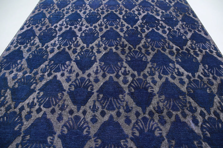 Hand Knotted Onyx Wool Rug 8' 11" x 11' 5" - No. AT15742