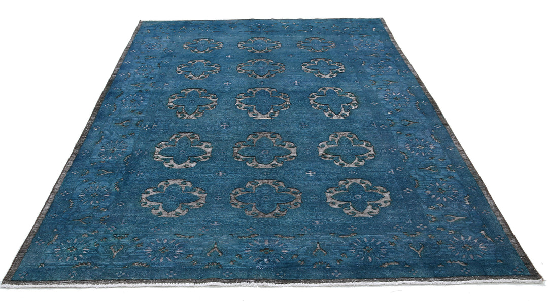 Hand Knotted Onyx Wool Rug 6' 2" x 8' 8" - No. AT58544