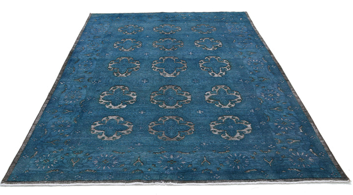 Hand Knotted Onyx Wool Rug 6' 2" x 8' 8" - No. AT58544