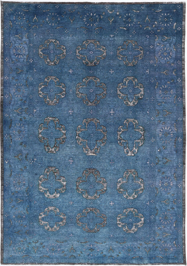 Hand Knotted Onyx Wool Rug 6' 2" x 8' 8" - No. AT58544