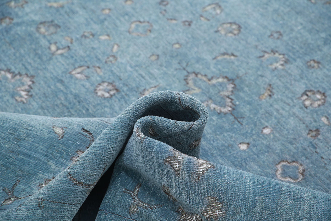 Hand Knotted Onyx Wool Rug 5' 10" x 9' 4" - No. AT61848