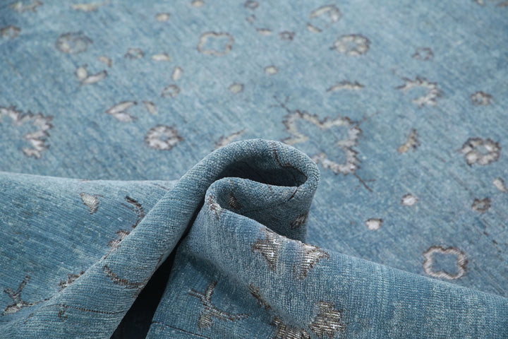 Hand Knotted Onyx Wool Rug 5' 10" x 9' 4" - No. AT61848