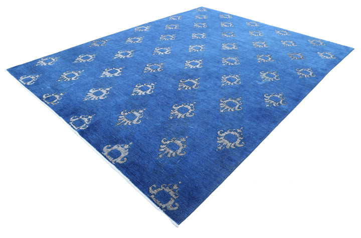 Hand Knotted Onyx Wool Rug 8' 9" x 11' 5" - No. AT91446