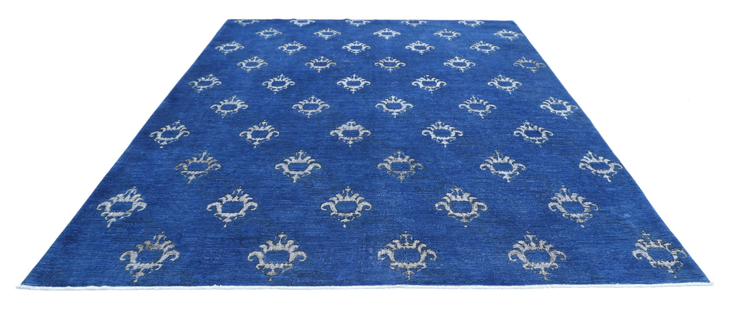Hand Knotted Onyx Wool Rug 8' 9" x 11' 5" - No. AT91446