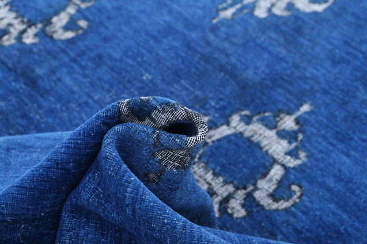 Hand Knotted Onyx Wool Rug 8' 9" x 11' 5" - No. AT91446