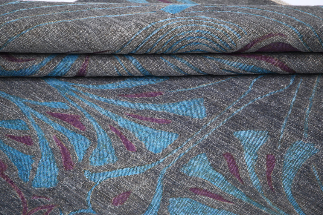 Hand Knotted Onyx Wool Rug 8' 10" x 11' 6" - No. AT29671