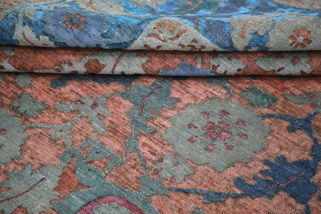 Hand Knotted Onyx Wool Rug 7' 10" x 11' 8" - No. AT28144