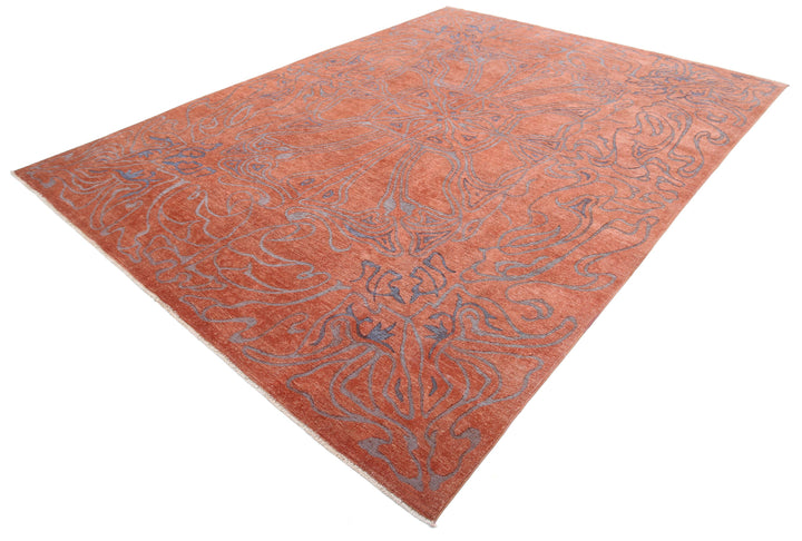 Hand Knotted Onyx Wool Rug 8' 9" x 11' 10" - No. AT56706