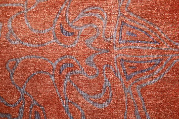 Hand Knotted Onyx Wool Rug 8' 9" x 11' 10" - No. AT56706