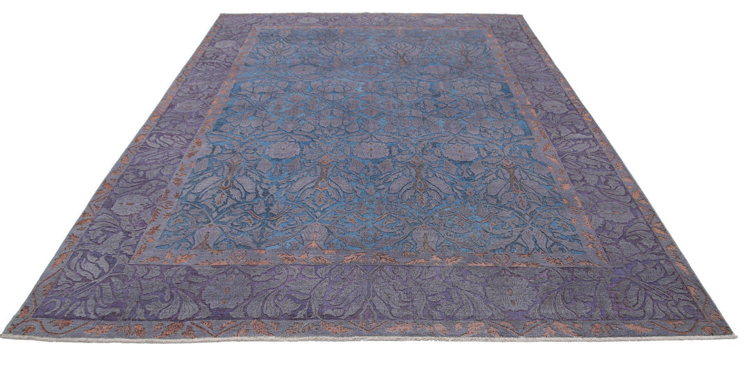 Hand Knotted Onyx Wool Rug 8' 0" x 10' 1" - No. AT11610