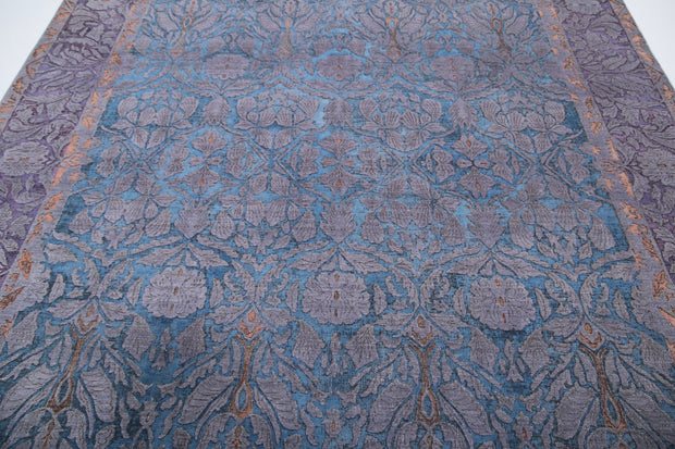 Hand Knotted Onyx Wool Rug 8' 0" x 10' 1" - No. AT11610