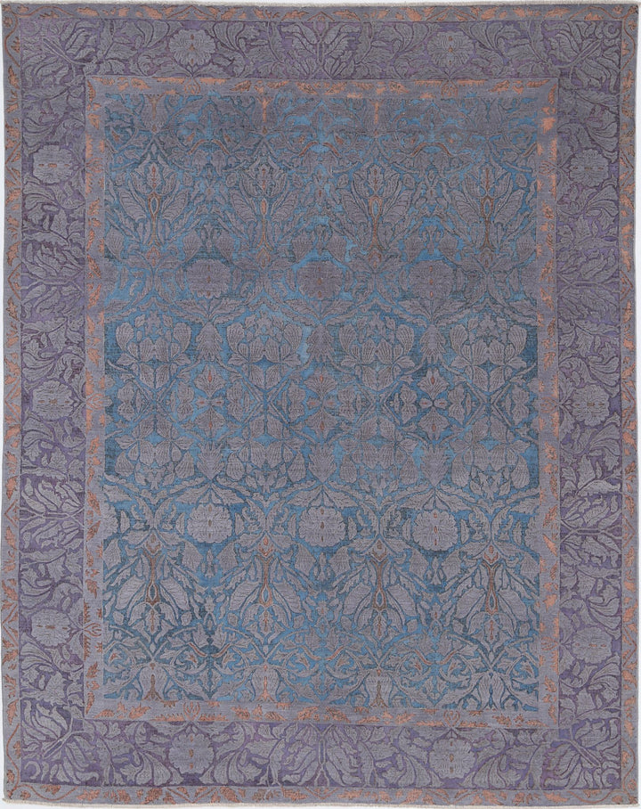 Hand Knotted Onyx Wool Rug 8' 0" x 10' 1" - No. AT11610
