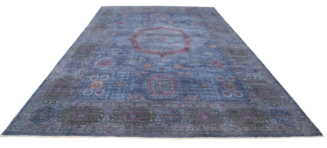 Hand Knotted Onyx Wool Rug 9' 8" x 15' 7" - No. AT74641