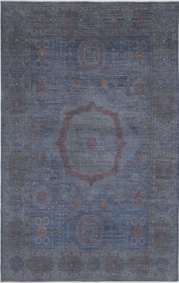 Hand Knotted Onyx Wool Rug 9' 8" x 15' 7" - No. AT74641
