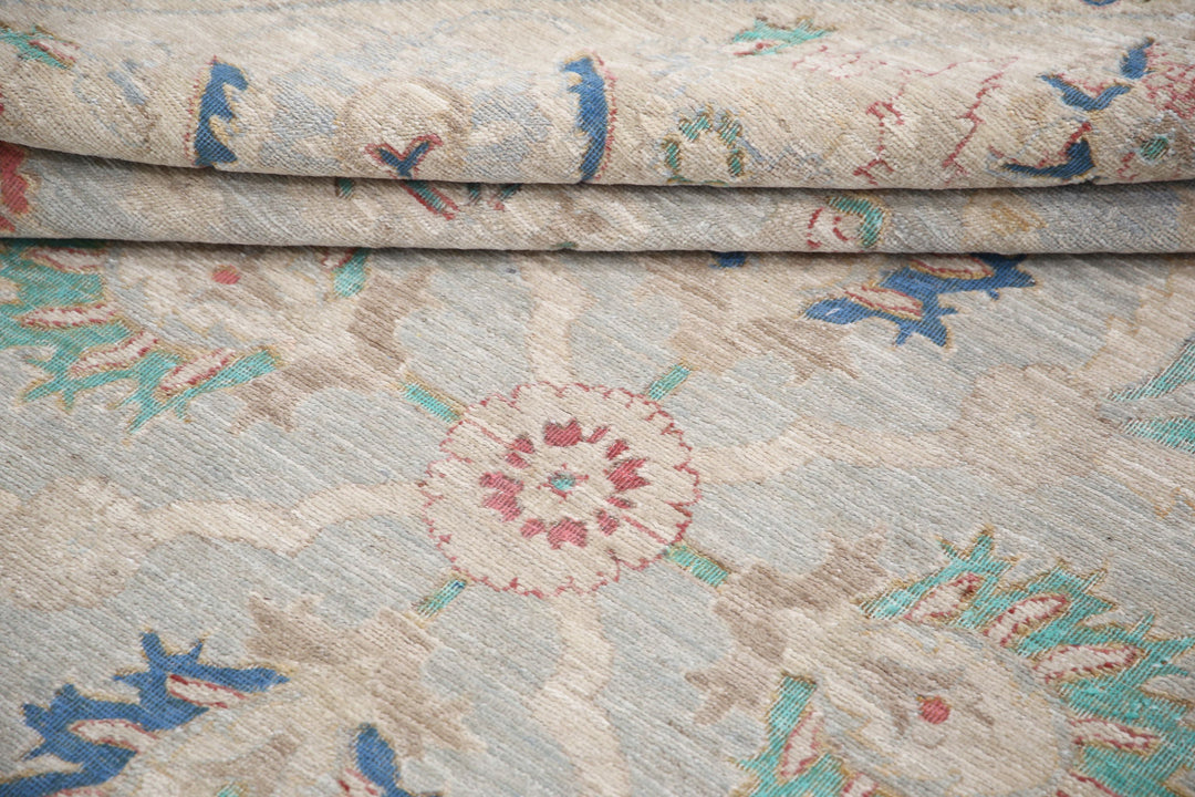 Hand Knotted Onyx Wool Rug 7' 9" x 8' 1" - No. AT75548