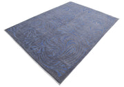 Hand Knotted Onyx Wool Rug 6' 1" x 8' 5" - No. AT56026