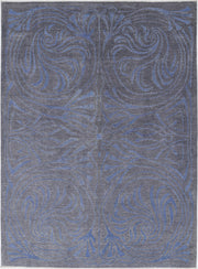 Hand Knotted Onyx Wool Rug 6' 1" x 8' 5" - No. AT56026