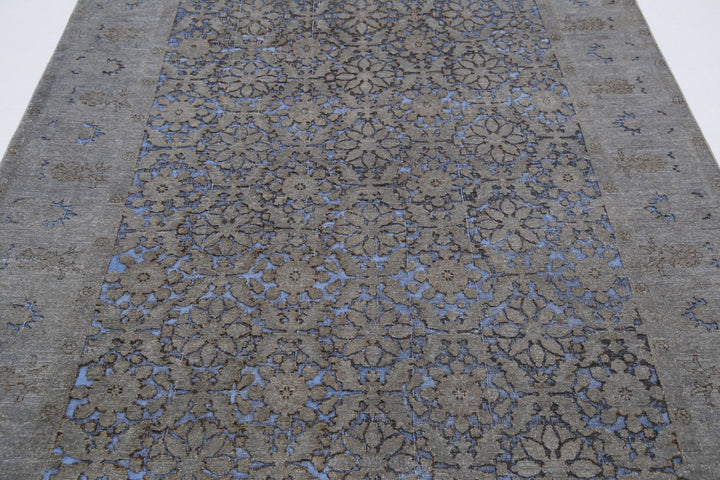 Hand Knotted Onyx Wool Rug 5' 9" x 10' 0" - No. AT99749