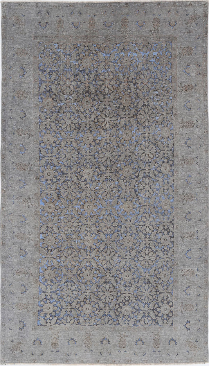 Hand Knotted Onyx Wool Rug 5' 9" x 10' 0" - No. AT99749