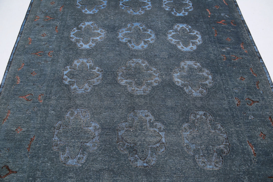 Hand Knotted Onyx Wool Rug 6' 1" x 8' 11" - No. AT64107