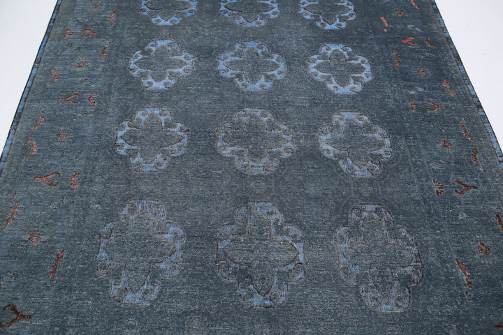 Hand Knotted Onyx Wool Rug 6' 1" x 8' 11" - No. AT64107