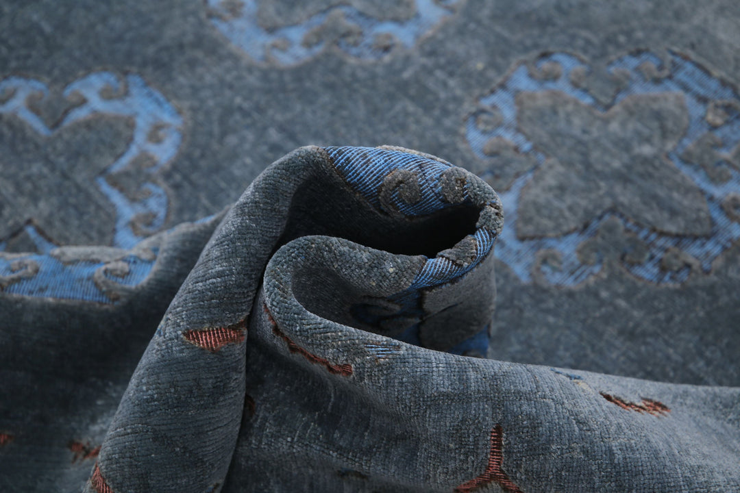 Hand Knotted Onyx Wool Rug 6' 1" x 8' 11" - No. AT64107