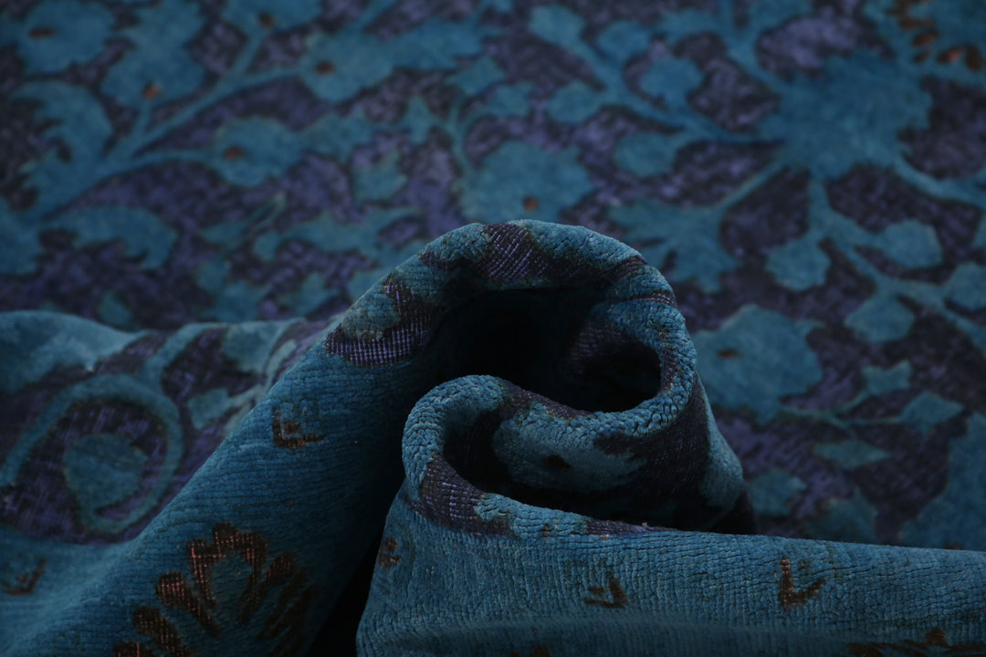 Hand Knotted Onyx Wool Rug 6' 11" x 9' 8" - No. AT19174