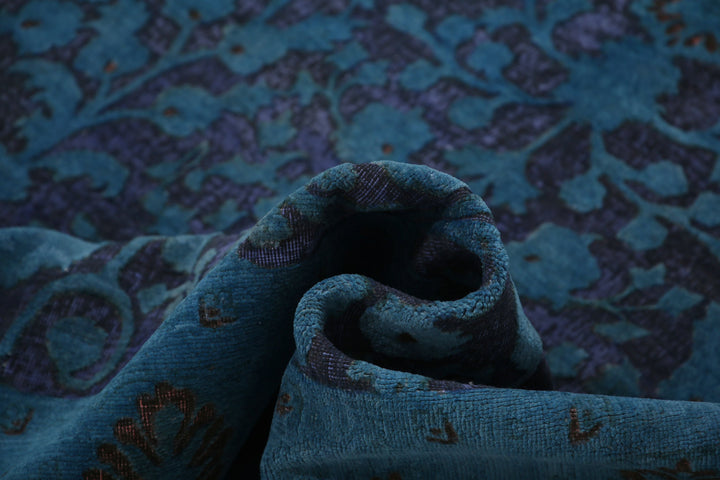 Hand Knotted Onyx Wool Rug 6' 11" x 9' 8" - No. AT19174