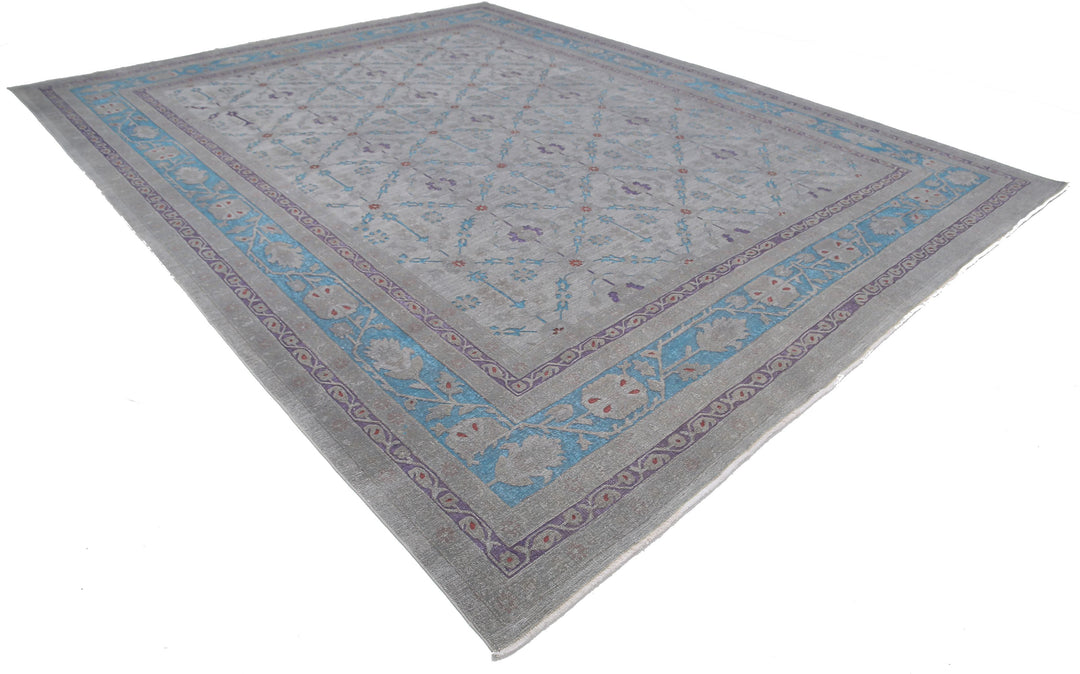 Hand Knotted Onyx Wool Rug 11' 11" x 14' 10" - No. AT90143
