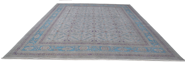 Hand Knotted Onyx Wool Rug 11' 11" x 14' 10" - No. AT90143
