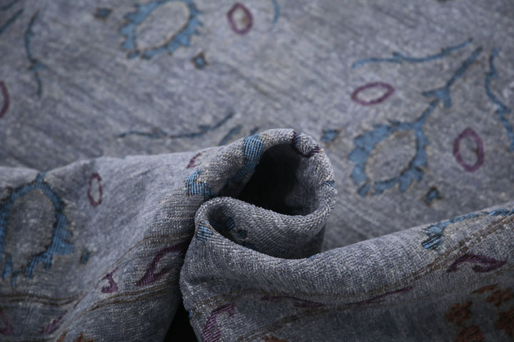 Hand Knotted Onyx Wool Rug 6' 0" x 9' 0" - No. AT58777