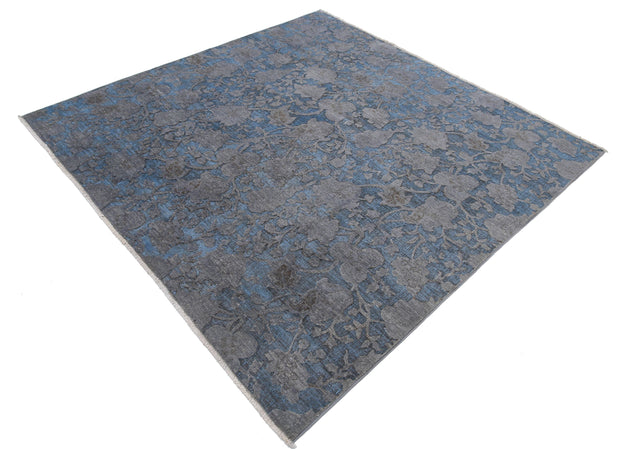 Hand Knotted Onyx Wool Rug 6' 0" x 6' 1" - No. AT95128