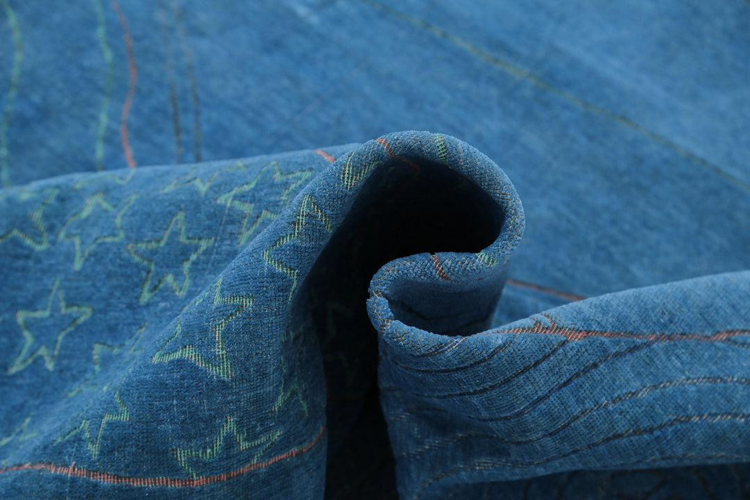 Hand Knotted Onyx Wool Rug 9' 7" x 13' 3" - No. AT93338