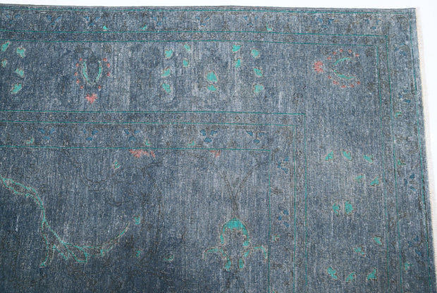 Hand Knotted Onyx Wool Rug 8' 8" x 11' 5" - No. AT34439