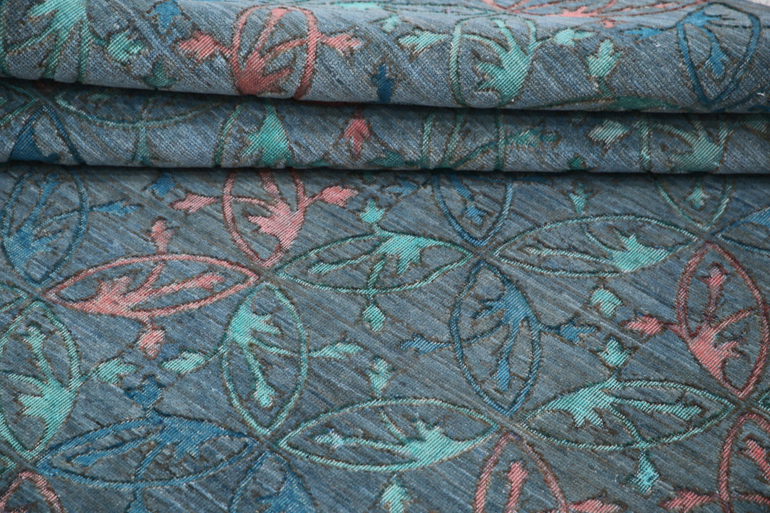 Hand Knotted Onyx Wool Rug 6' 10" x 9' 0" - No. AT44614