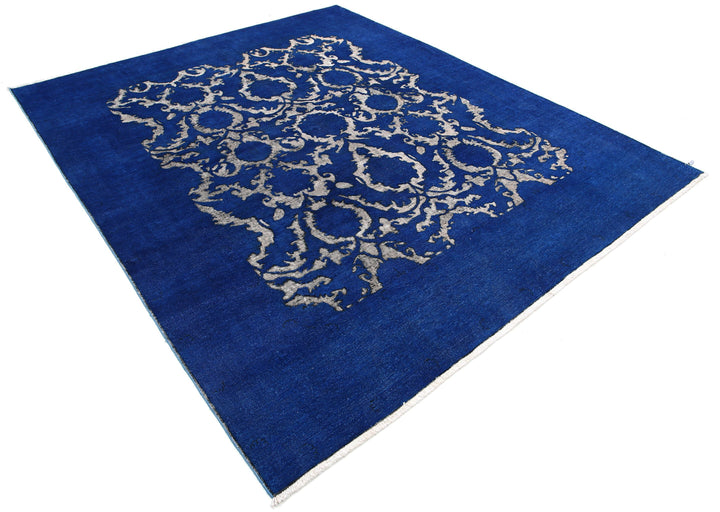 Hand Knotted Onyx Wool Rug 7' 9" x 9' 4" - No. AT64683