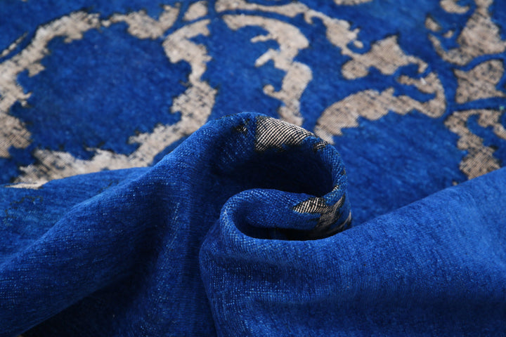 Hand Knotted Onyx Wool Rug 7' 9" x 9' 4" - No. AT64683