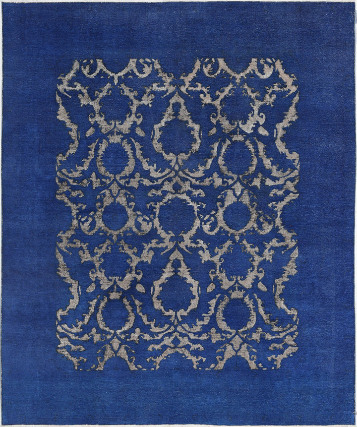 Hand Knotted Onyx Wool Rug 7' 9" x 9' 4" - No. AT64683