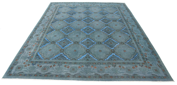 Hand Knotted Onyx Wool Rug 7' 11" x 9' 7" - No. AT59254