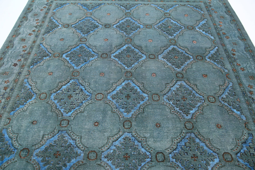 Hand Knotted Onyx Wool Rug 7' 11" x 9' 7" - No. AT59254