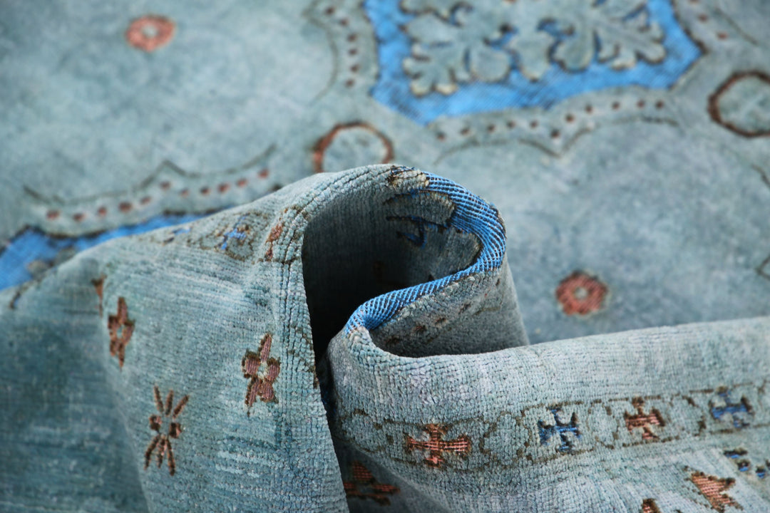 Hand Knotted Onyx Wool Rug 7' 11" x 9' 7" - No. AT59254