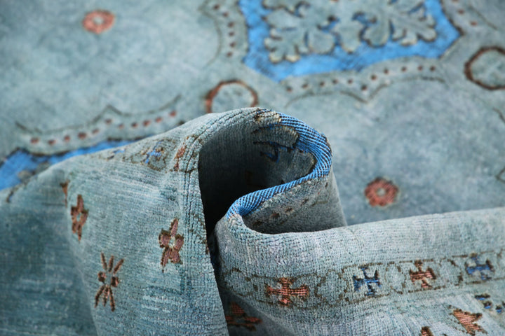 Hand Knotted Onyx Wool Rug 7' 11" x 9' 7" - No. AT59254