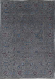 Hand Knotted Onyx Wool Rug 8' 9" x 12' 7" - No. AT37533