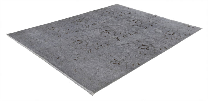 Hand Knotted Onyx Wool Rug 6' 5" x 8' 1" - No. AT74492