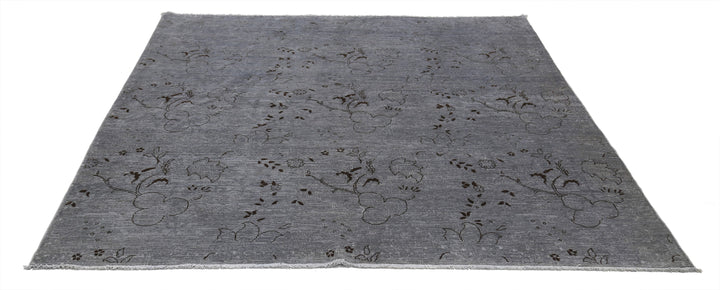 Hand Knotted Onyx Wool Rug 6' 5" x 8' 1" - No. AT74492